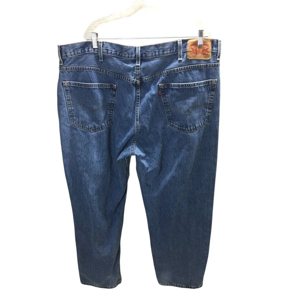 Levi’s 550 Jeans Men's Size 44 W x 29 L Blue 100% Cotton Denim 44x29